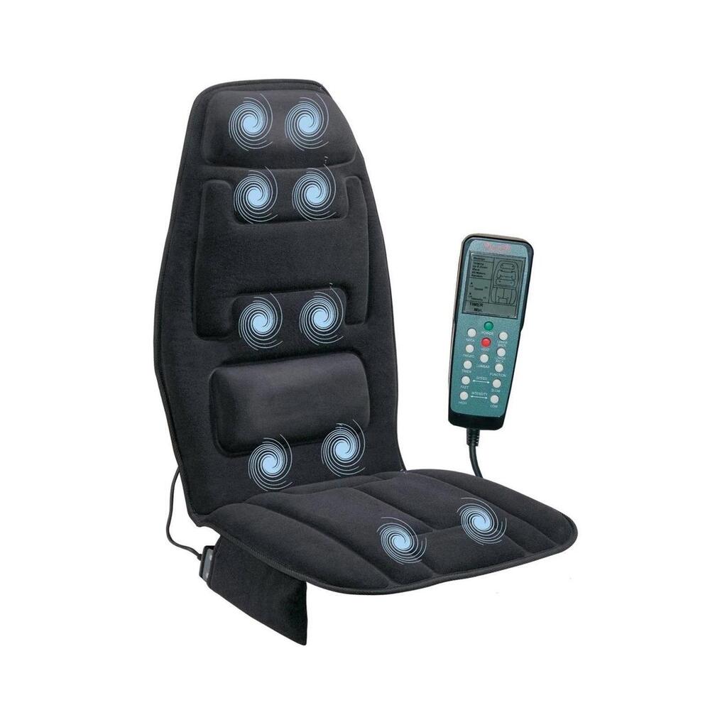 Car Truck Home 10-Motor Massage Cushion with Heat